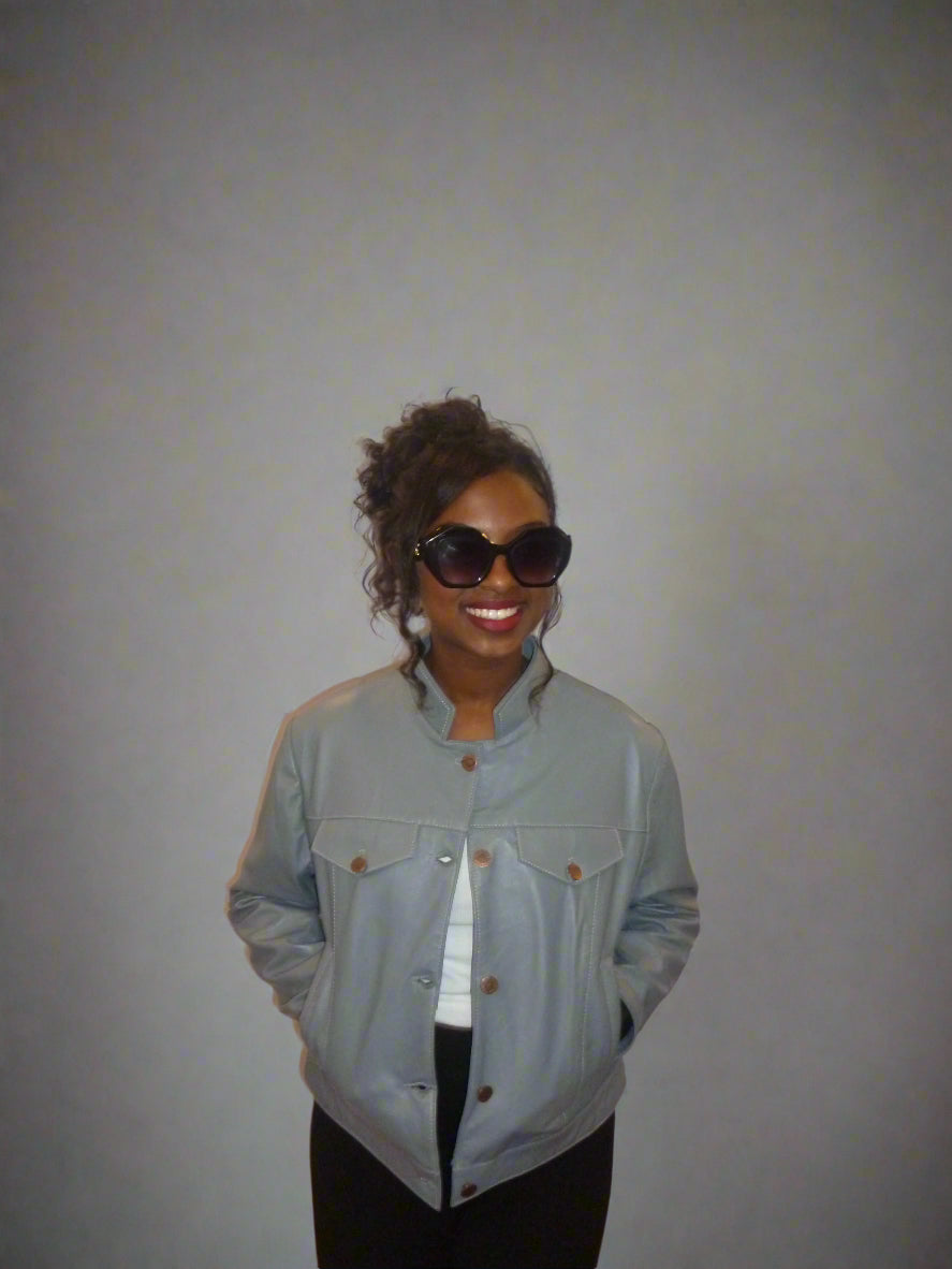 Ladies Leather Jacket – Timeless Midi Leather Jacket for Women