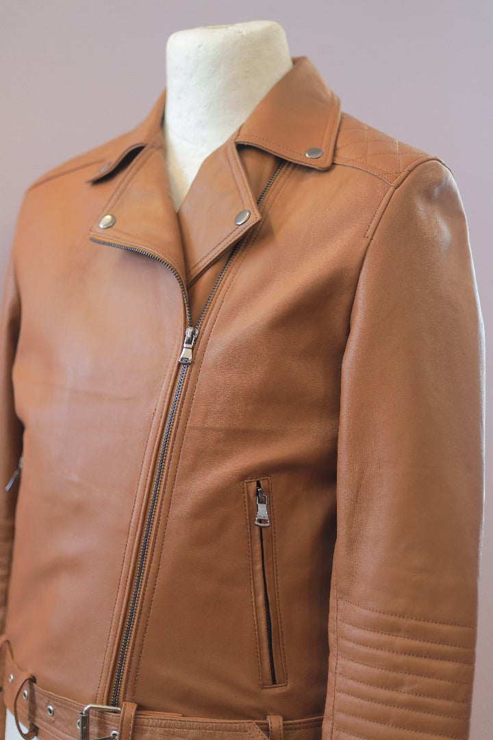 Rustic Rebel Biker Jacket – Rugged Style with Premium Leather Craftsmanship