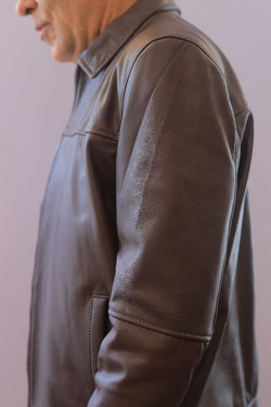 Vintage Brown Aviator Jacket