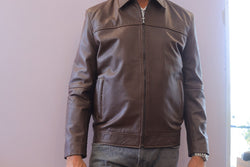 Vintage Brown Aviator Jacket