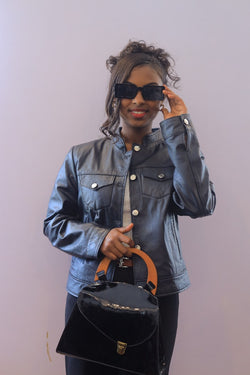Midnight Chic Leather Jacket