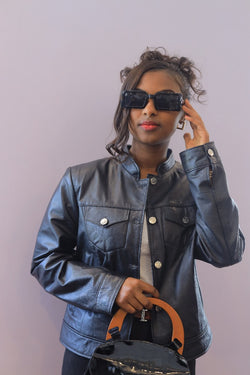 Midnight Chic Leather Jacket