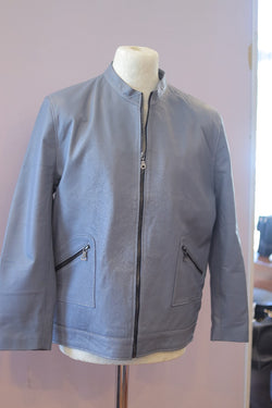 Sleek Blue Minimalist Jacket