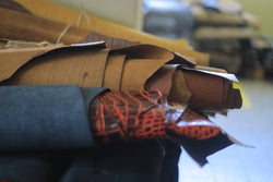 Crocodile skin leather
