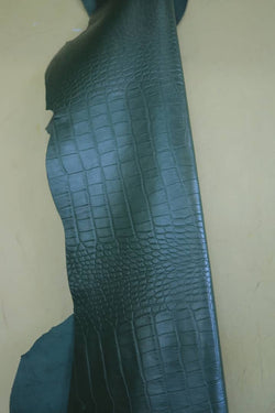 Crocodile skin leather