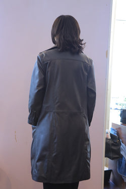 Leather Trench Coat