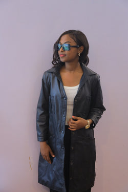 Leather Trench Coat